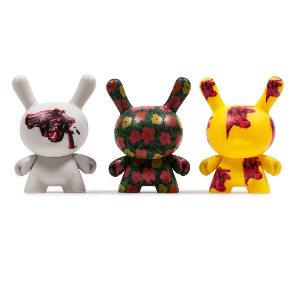 Kidrobot Andy Warhol 3" Dunny Mini Series 2 3 Kidrobot Andy Warhol 3" Dunny Mini Series 2