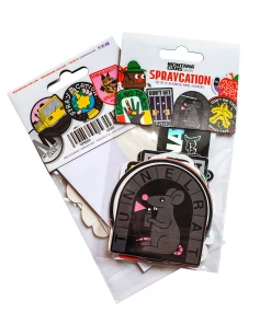 Montana Cans Montana Spraycation Set Of 12 Assorted Vinyl Stickers Hello My Name Is