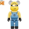 Dispicable Me Stuart Minion 400% Bearbrick By Medicom Toy