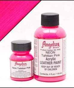 Leather Neon Paint Tahitian Pink Angelus Neon Leather Paint