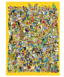 Monopoly Board Games The Simpsons Cast Of Thousand Puzzle