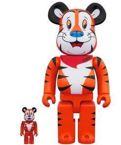Medicom Corn Frosties Tony The Tiger 100% * 400% Bearbrick Set