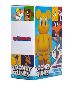 400% Bearbrick Tweety - Looney Tunes - 400% & 100% Bearbrick By Medicom Toy