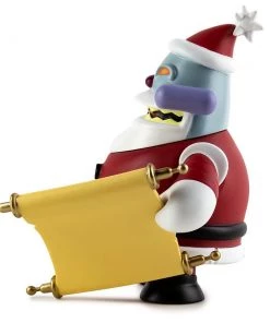 Kidrobot Kidrobot Designer Sculptures Futurama Robot Santa Claus “Nice" Art Figure