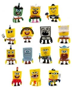 Kidrobot Many Faces Of Spongebob Squarepants Blind Box Mini Figure Series