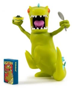 Kidrobot Designer Sculptures Nickelodeon Rugrats Reptar Art Toy Figure By Kidrobot