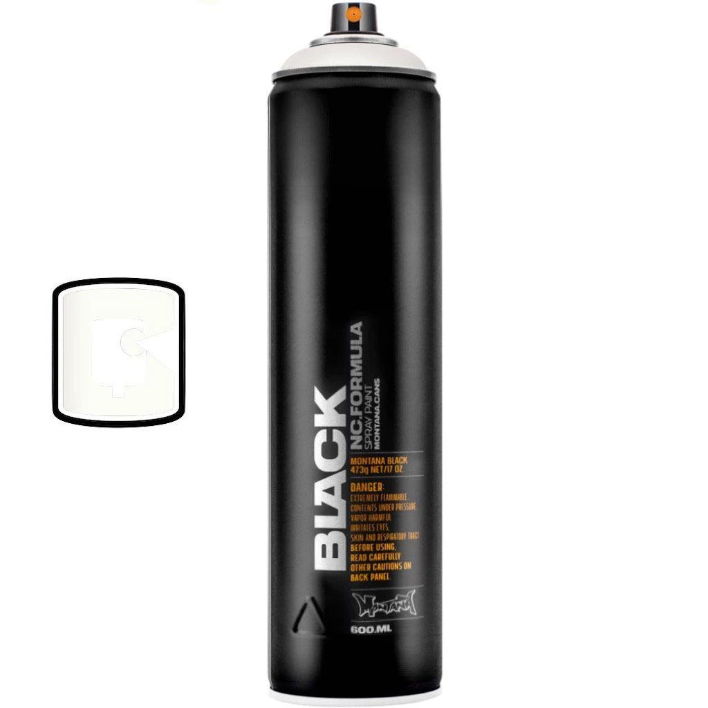 Montana Cans White 600ML Extended Montana Black Spray Paint 1 Montana Cans White 600ML Extended Montana Black Spray Paint